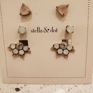 Stella & Dot aurora jacket earrings
